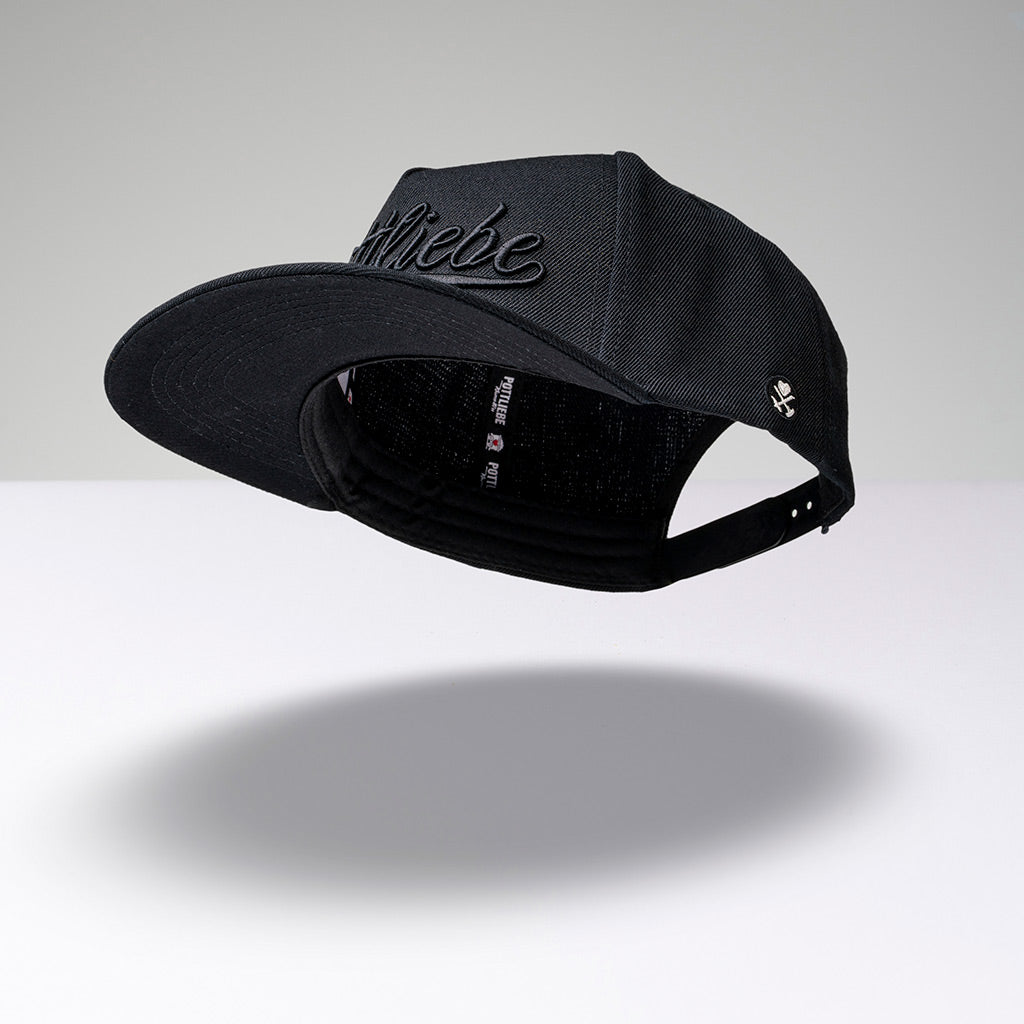 POTTLIEBE Snapback - Schwarz Schwarz