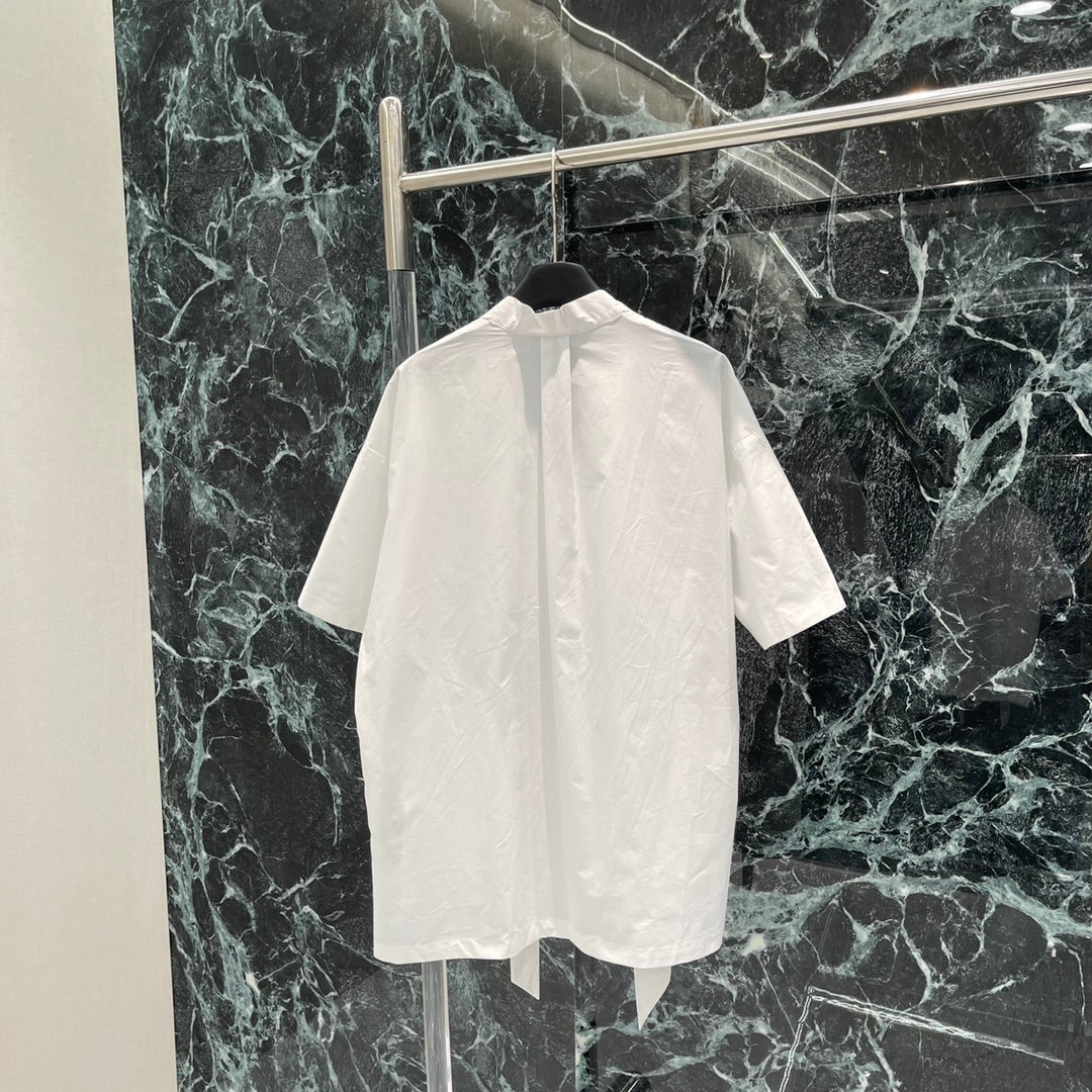 Hemd mit Horsebit-Schleife