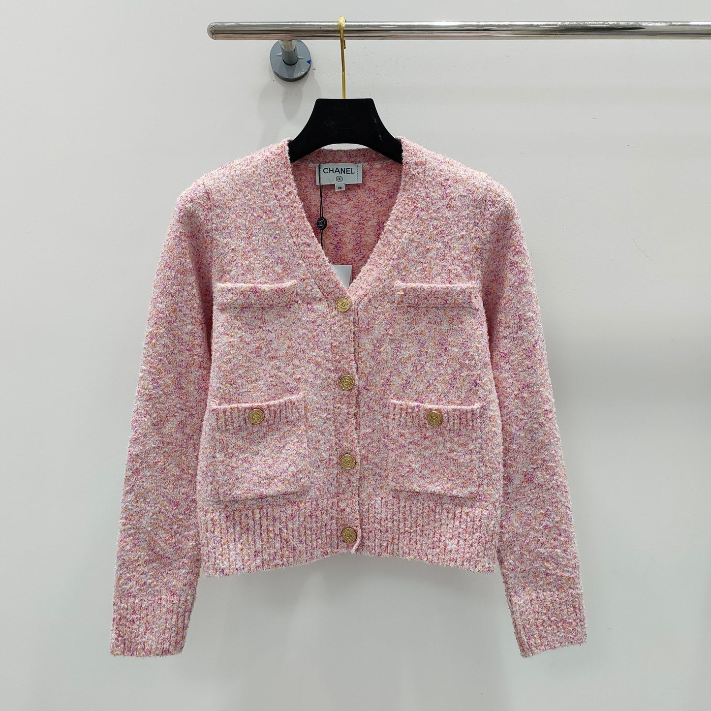 Neuer Space Dye-Strickcardigan