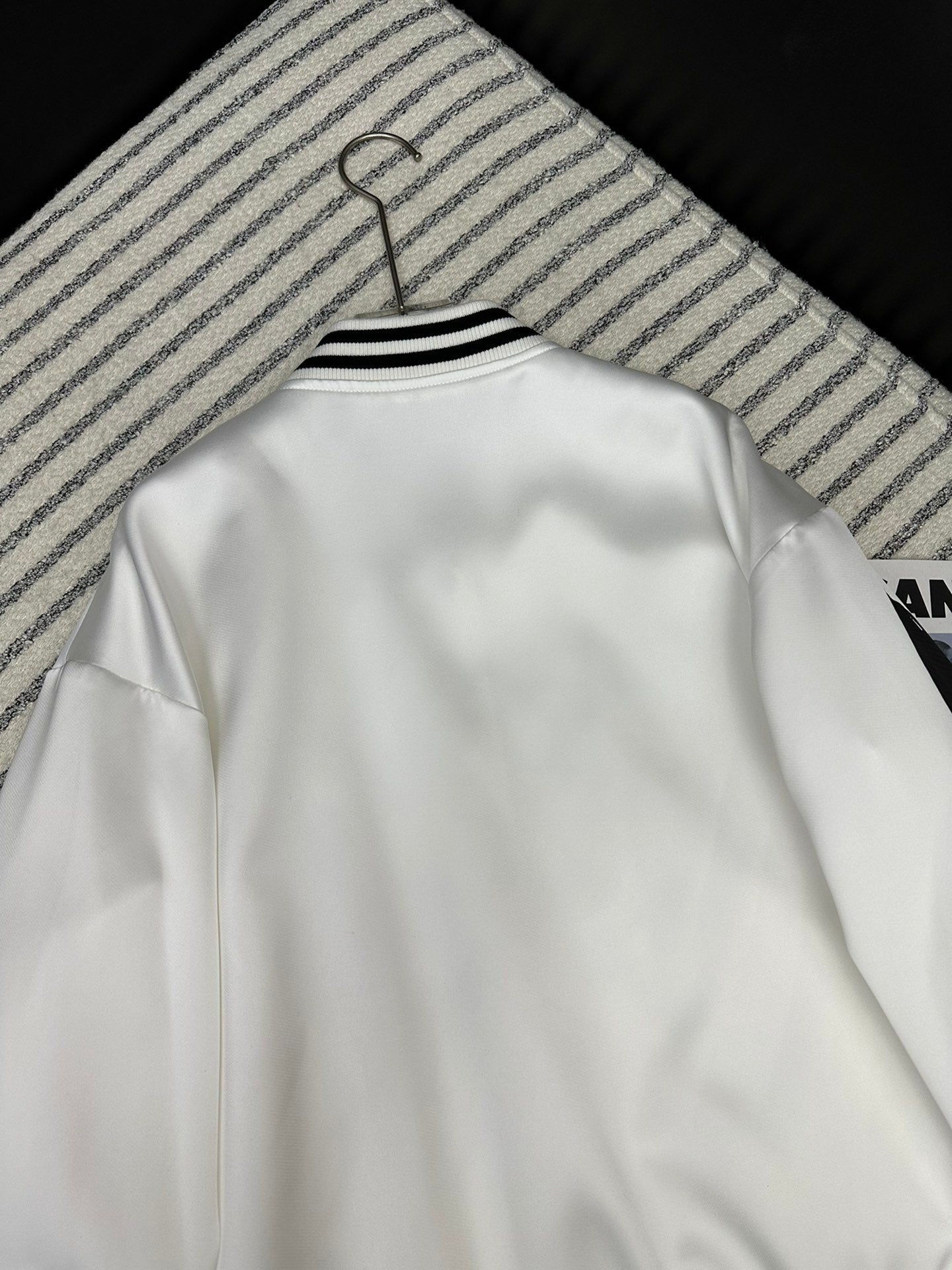 Veste de baseball tendance avec logo imprimé