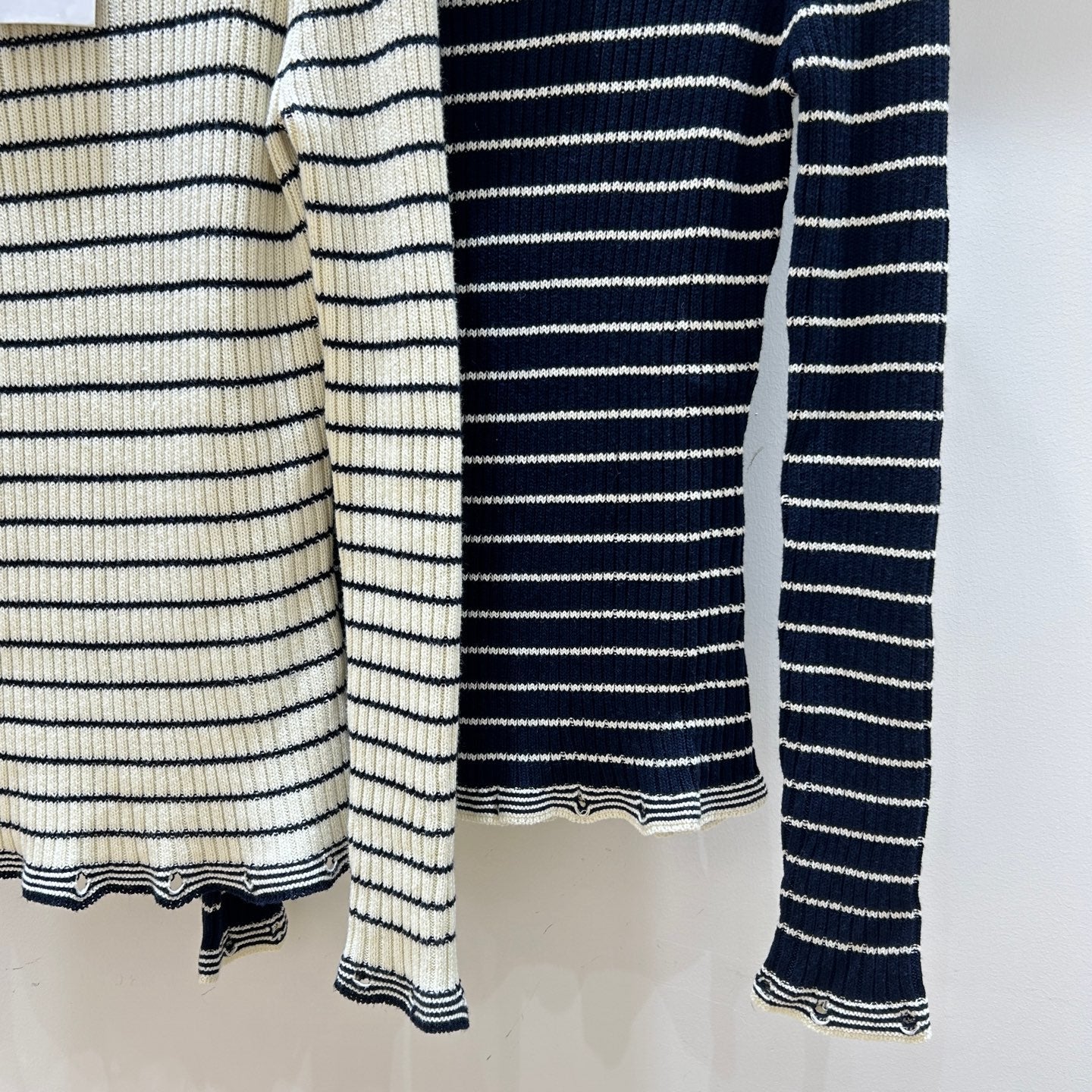 Gestreiftes Stricktop