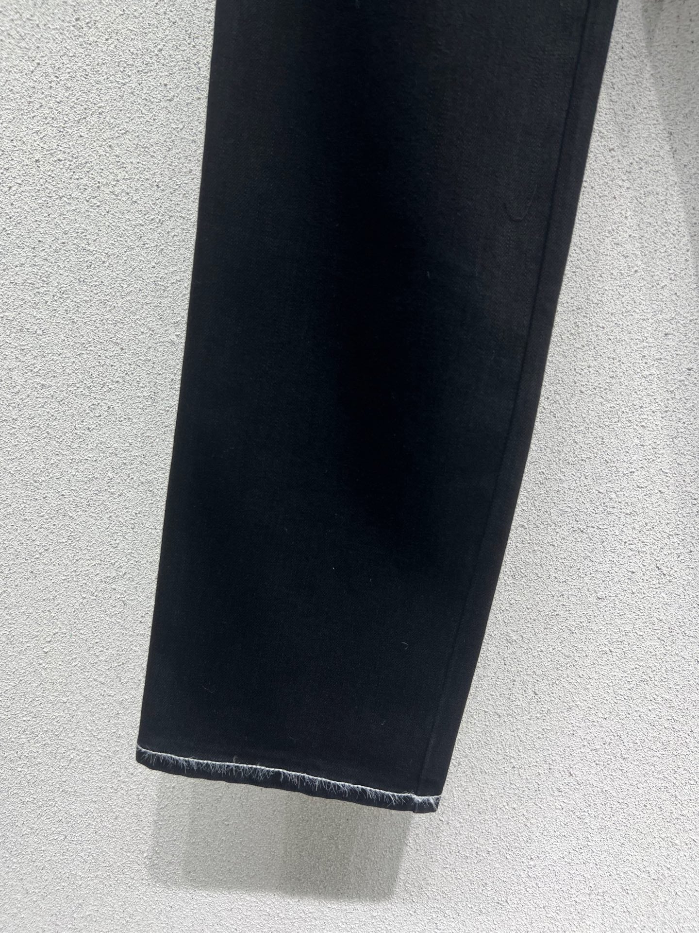 pantalon en denim droit épais de la série style ski