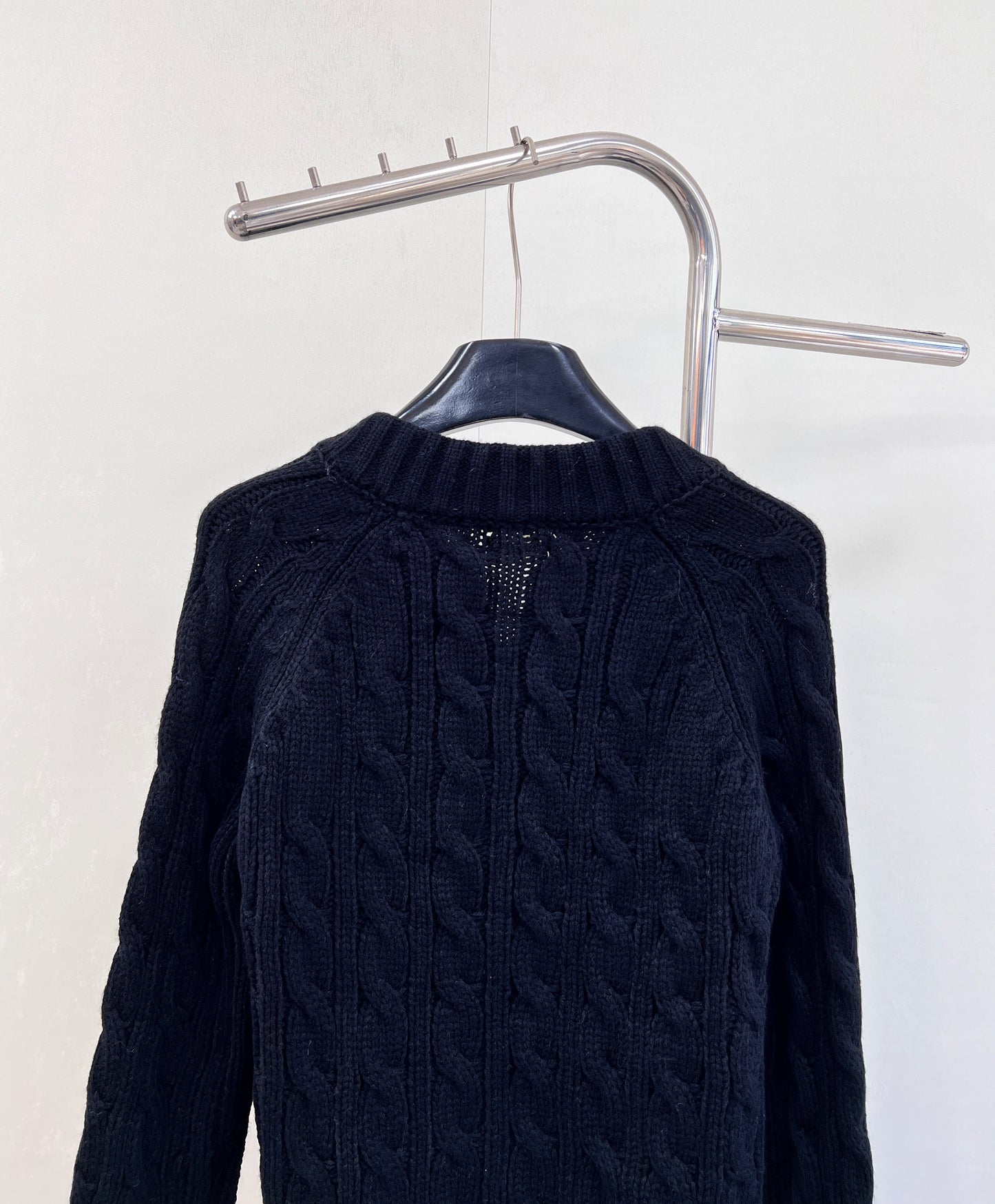 Cardigan en cachemire avec bouton cartable