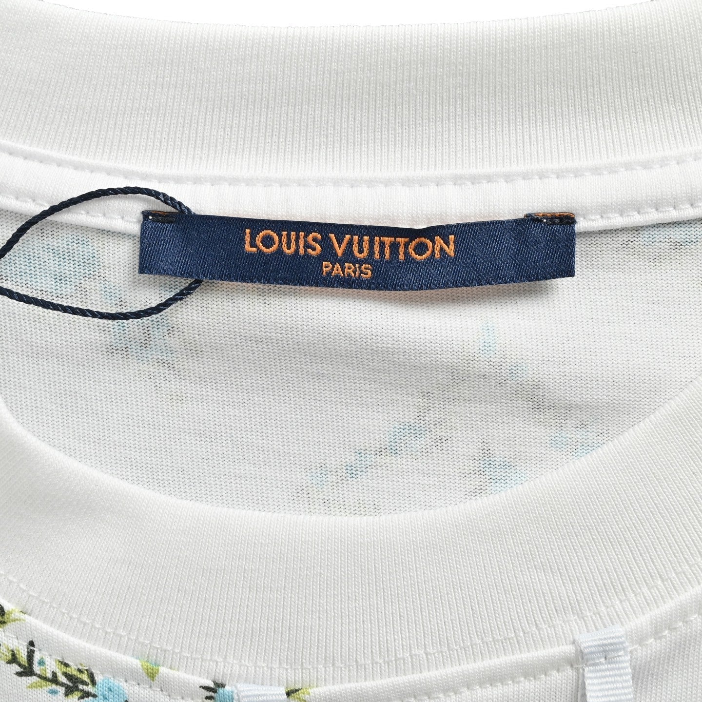 Oversize-T-Shirt mit botanischem Monogramm-Print