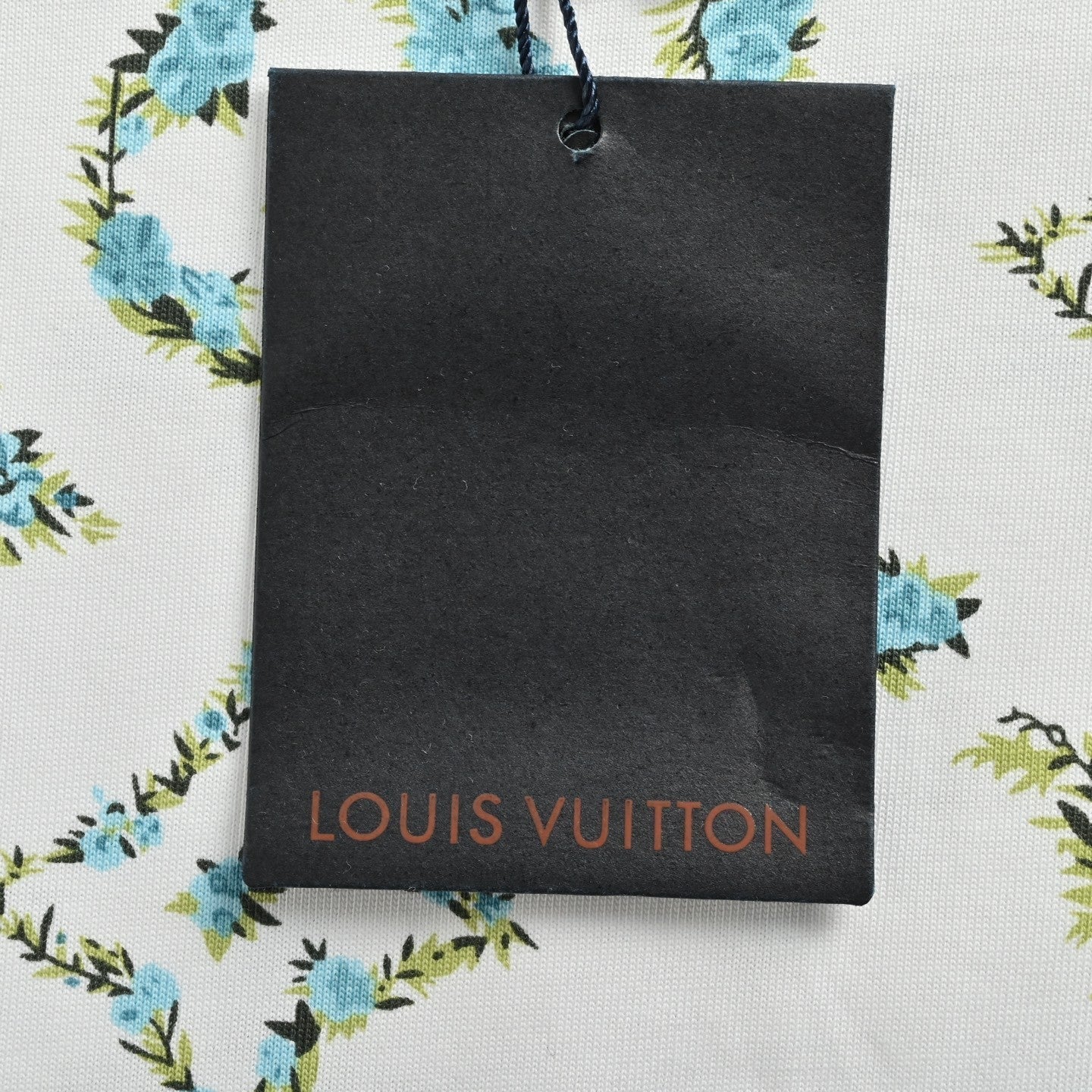 Oversize-T-Shirt mit botanischem Monogramm-Print