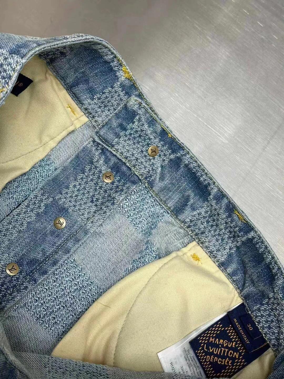 Lässige Jeans mit Schachbrettmuster
