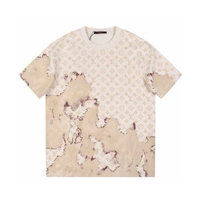 nouvelles manches courtes imprimées avec lettres complètes