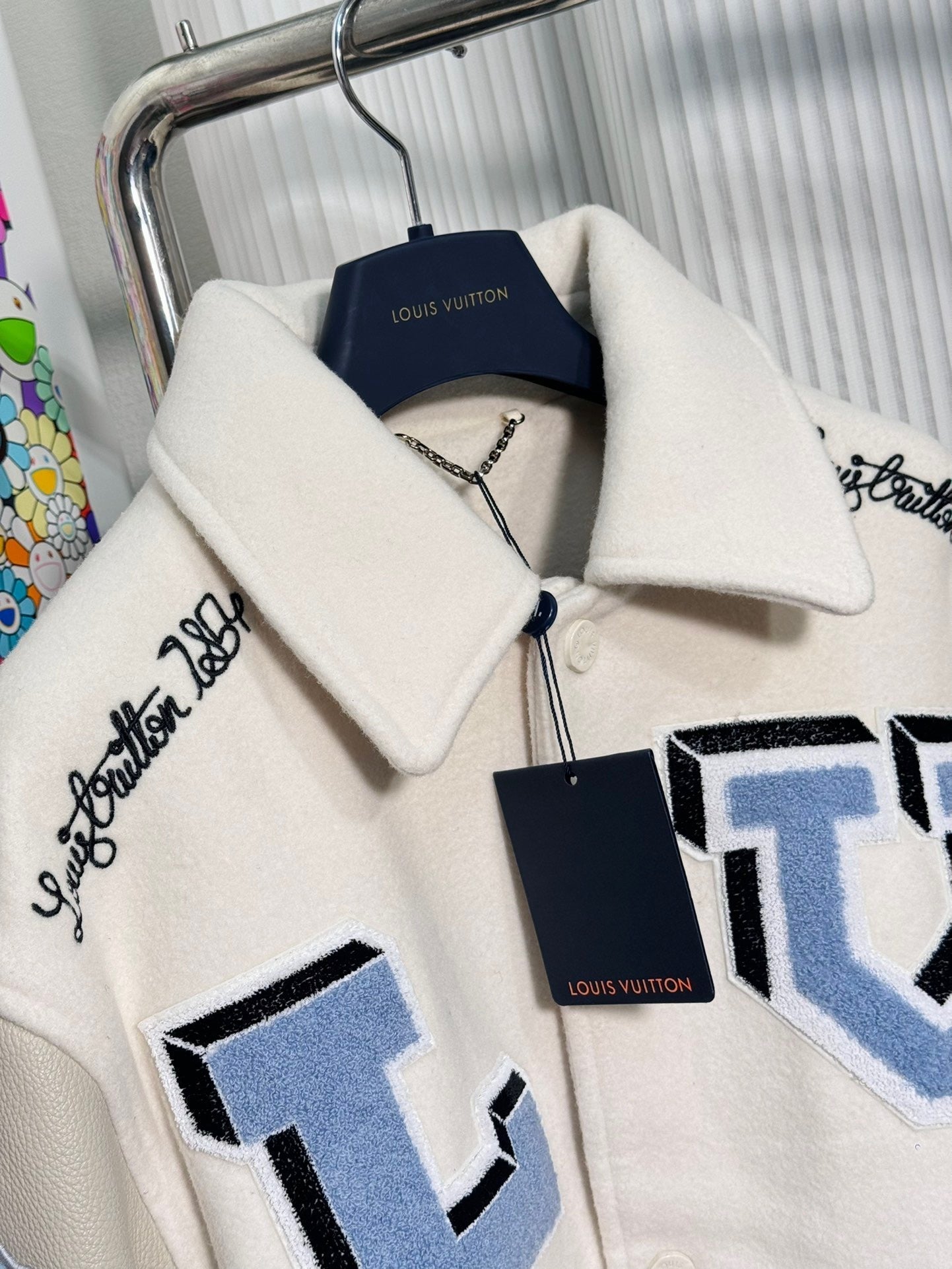 Heavy Industry – Bugs Bunny – Lederjacke mit bestickten Buchstaben