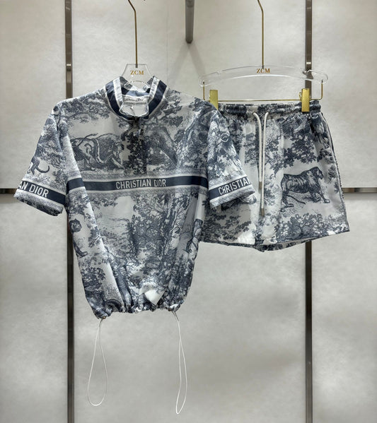 Combinaison de loisirs à imprimé animalier de la jungle