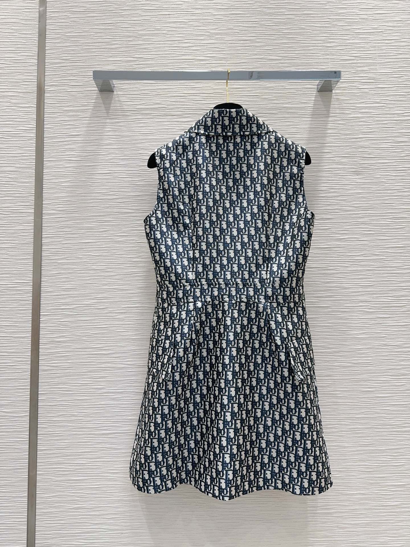 Bedrucktes Westenkleid