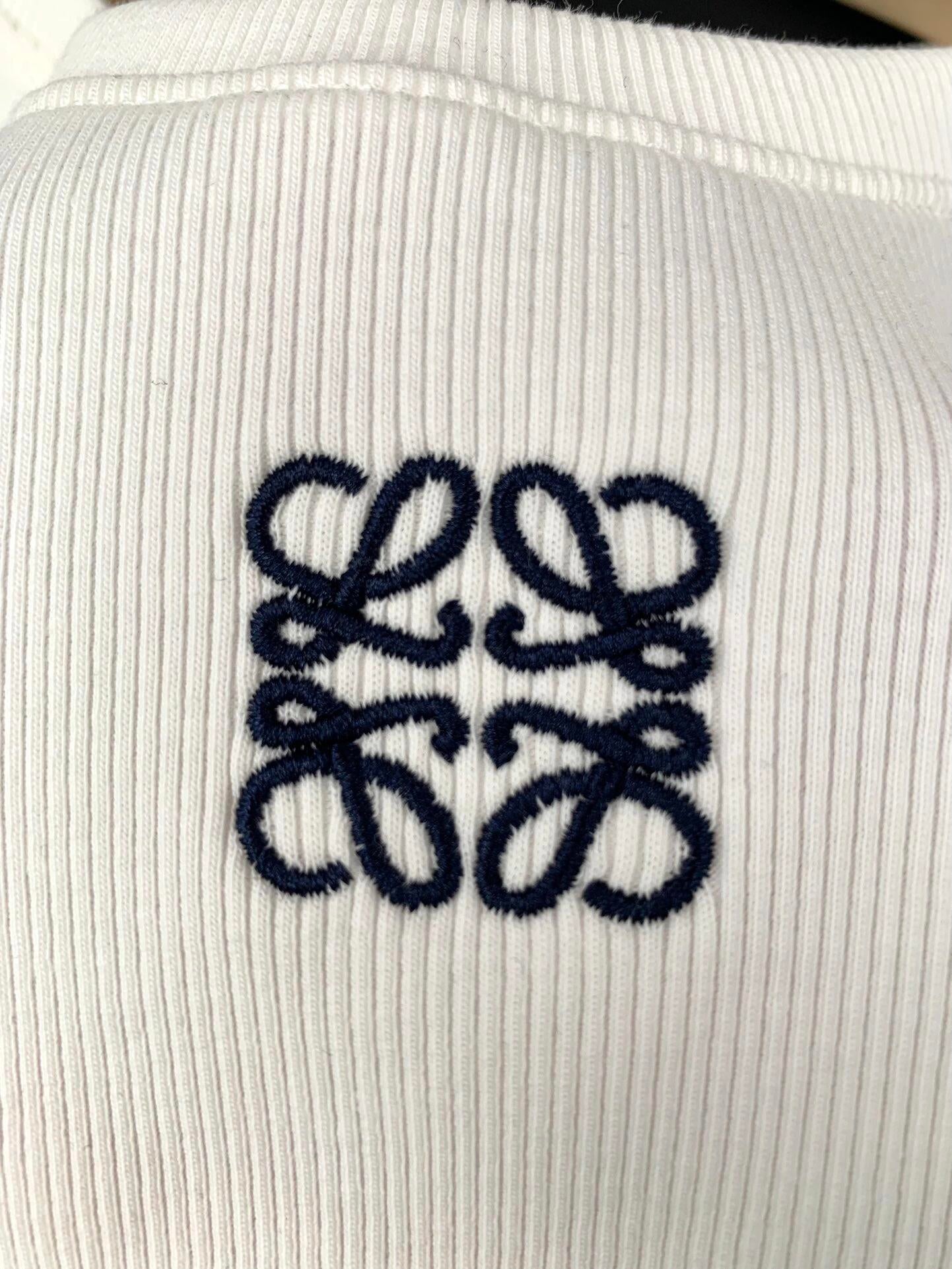 Kurze gerippte Weste