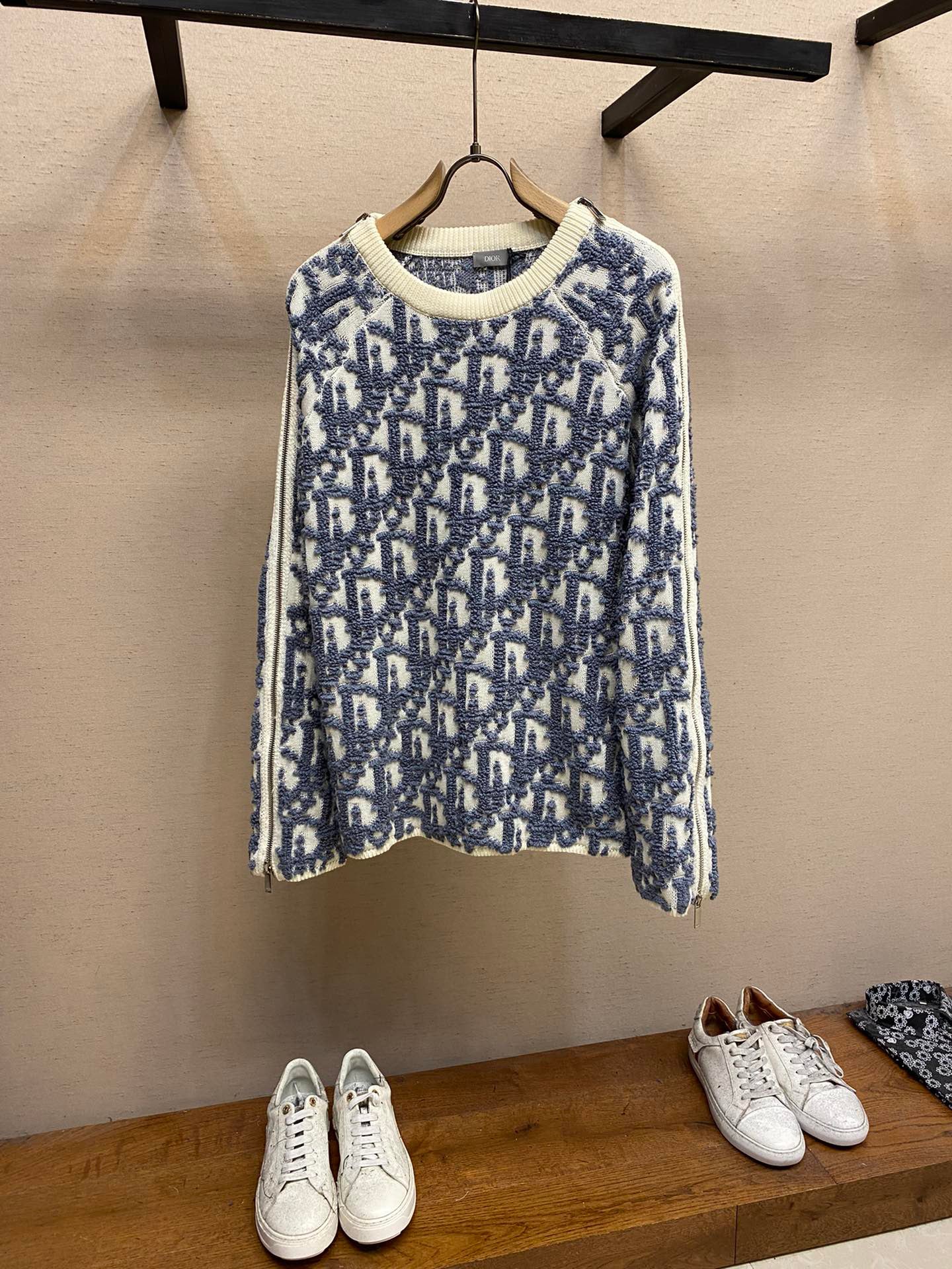 PULL EN MAILLE JACQUARD MÉLANGÉE DE LAINE