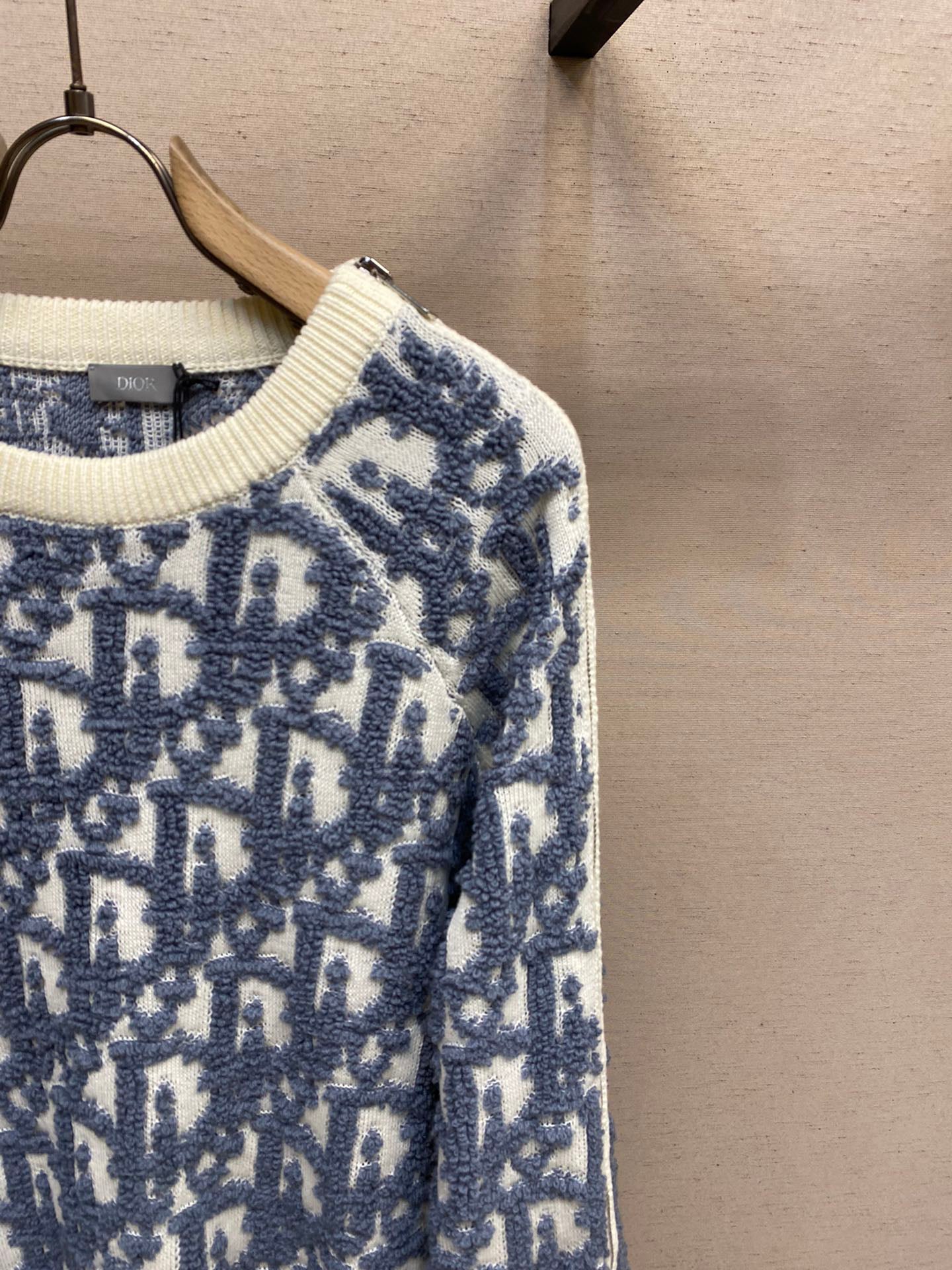 PULL EN MAILLE JACQUARD MÉLANGÉE DE LAINE