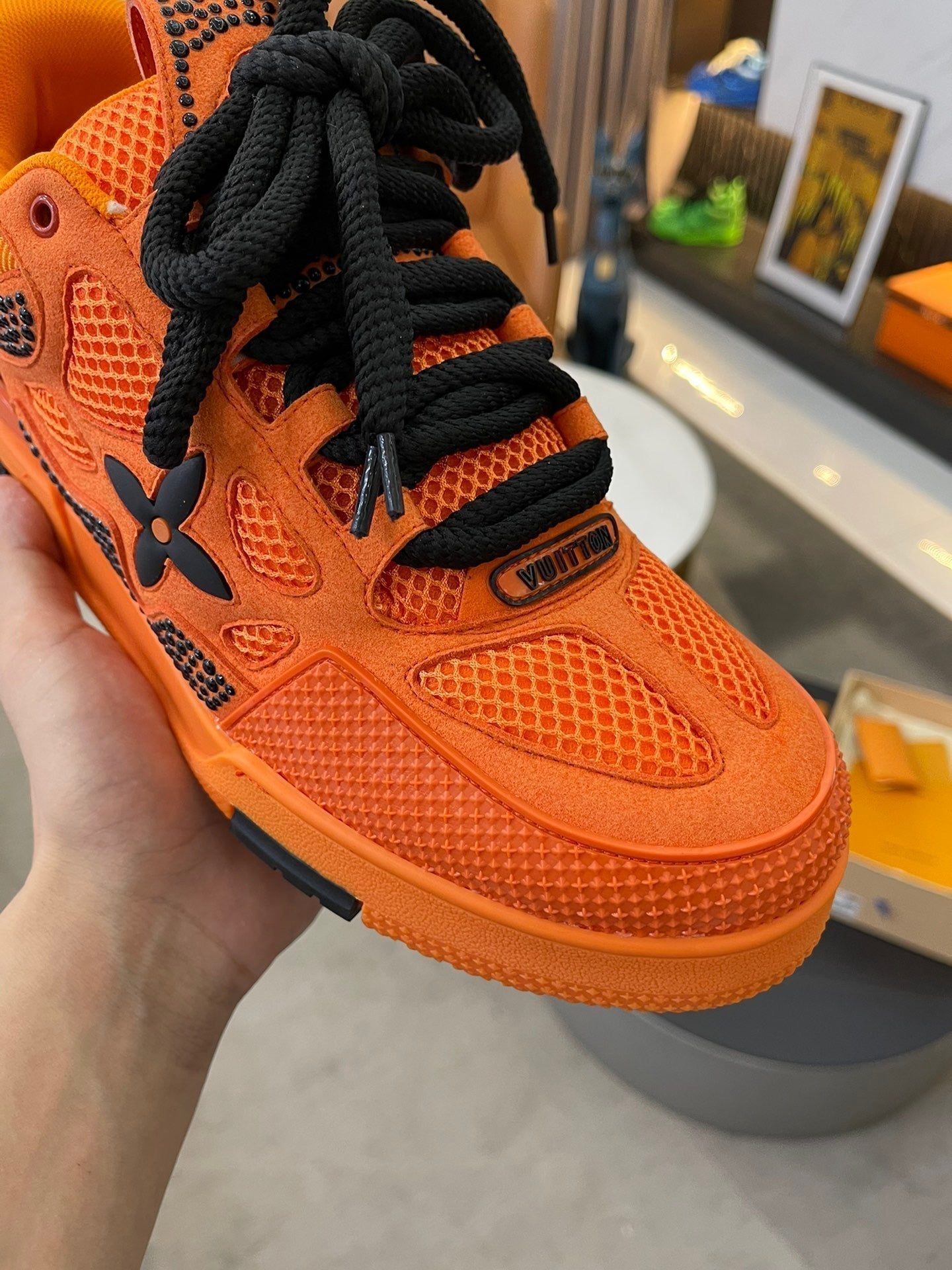 baskets en PVC transparent