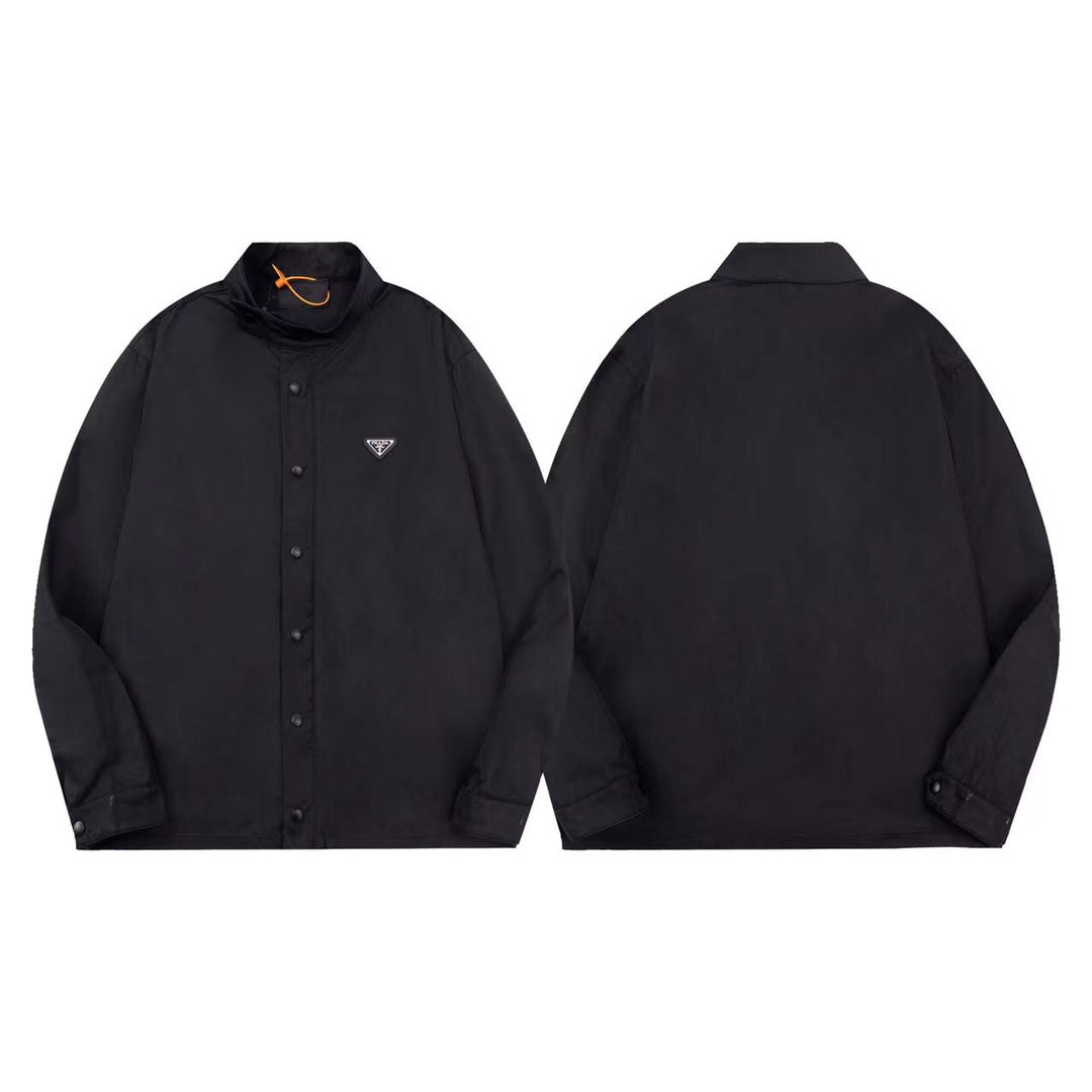 veste légère à logo triangulaire