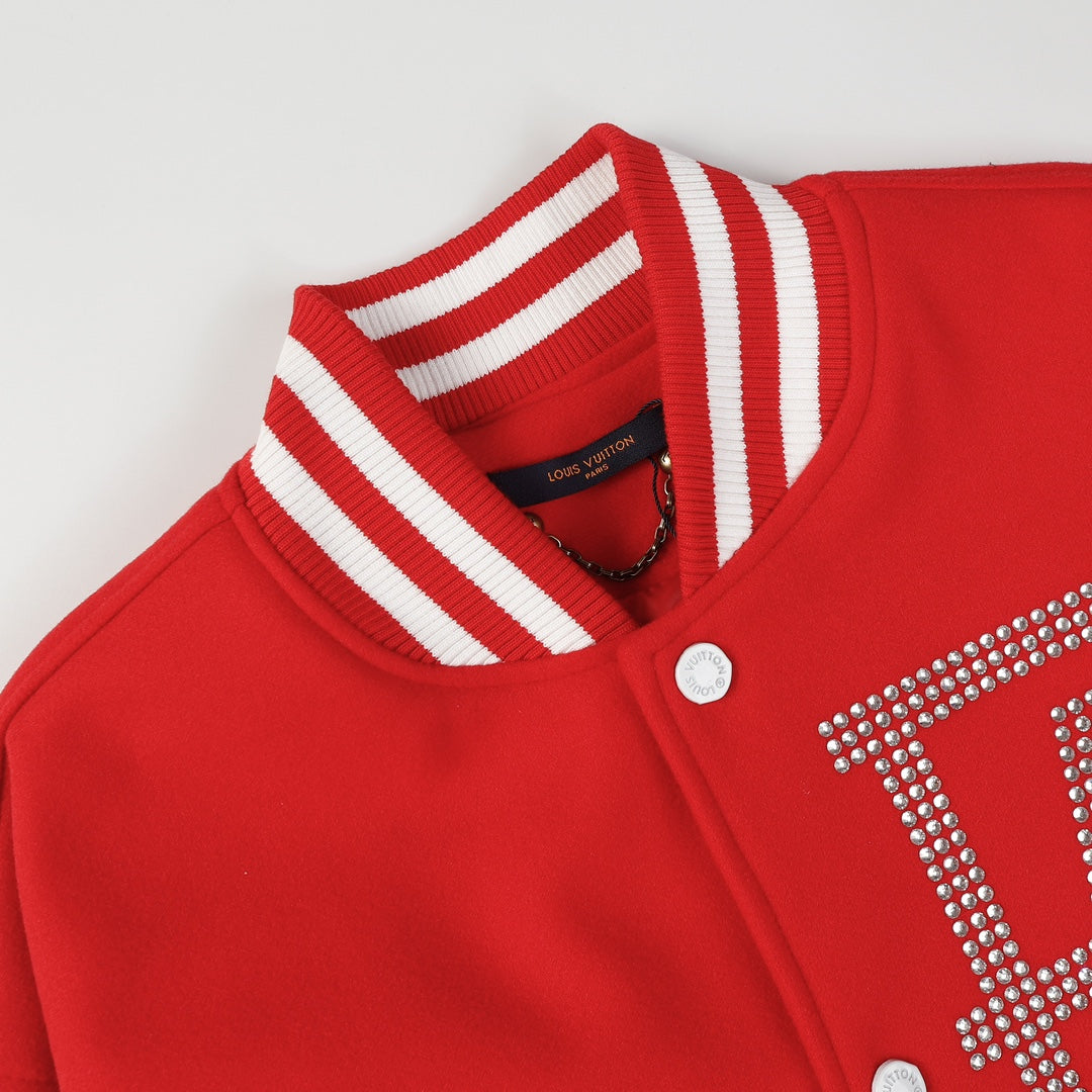 Maillot de baseball avec logo en lettres nacrées