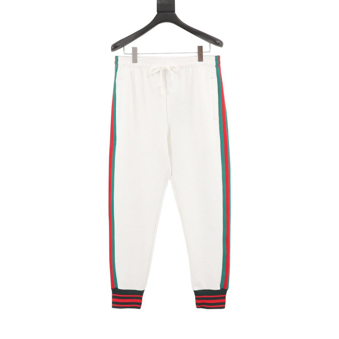 Veste jacquard imprimée all-over avec sangle latérale