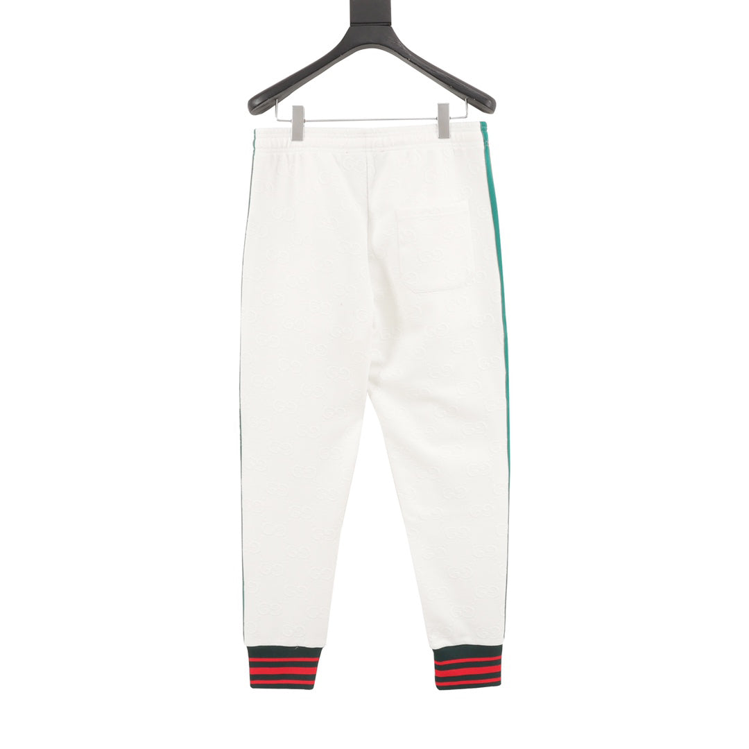 Veste jacquard imprimée all-over avec sangle latérale