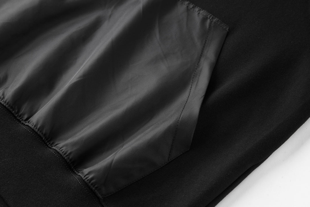 Sweat à capuche en coton avec logo triangulaire