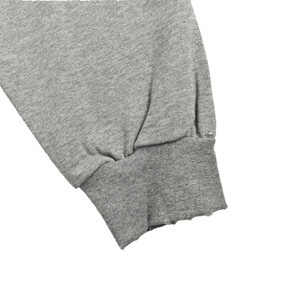 sweat-shirt à capuche monogrammé chiné vieilli