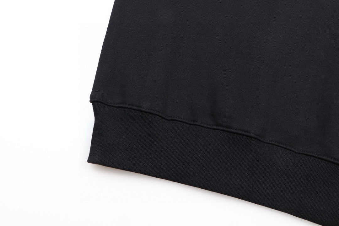 Sweat-shirt ras du cou en tissu éponge