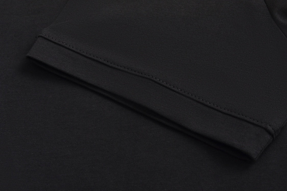 T-shirt avec patch en daim