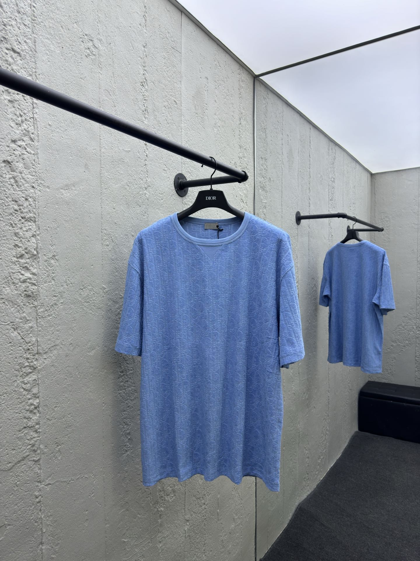 Manches courtes en tissu éponge imprimé sur toute la surface