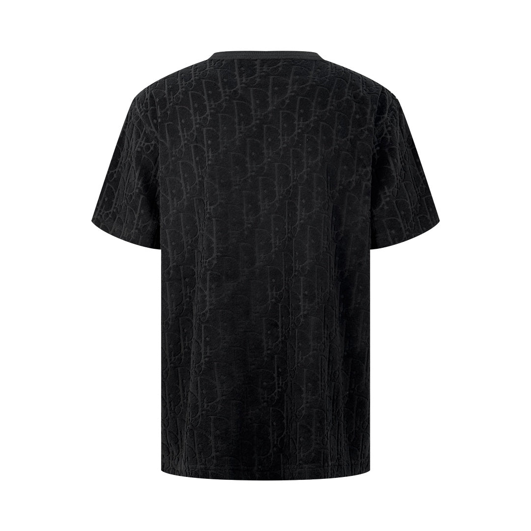 Manches courtes en tissu éponge imprimé sur toute la surface