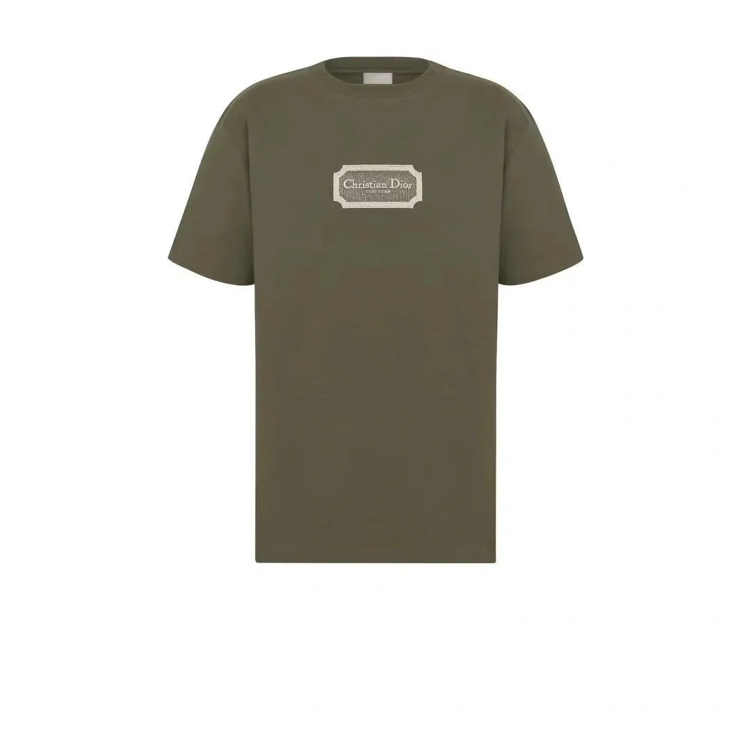 Manches courtes avec logo brodé hydrosoluble