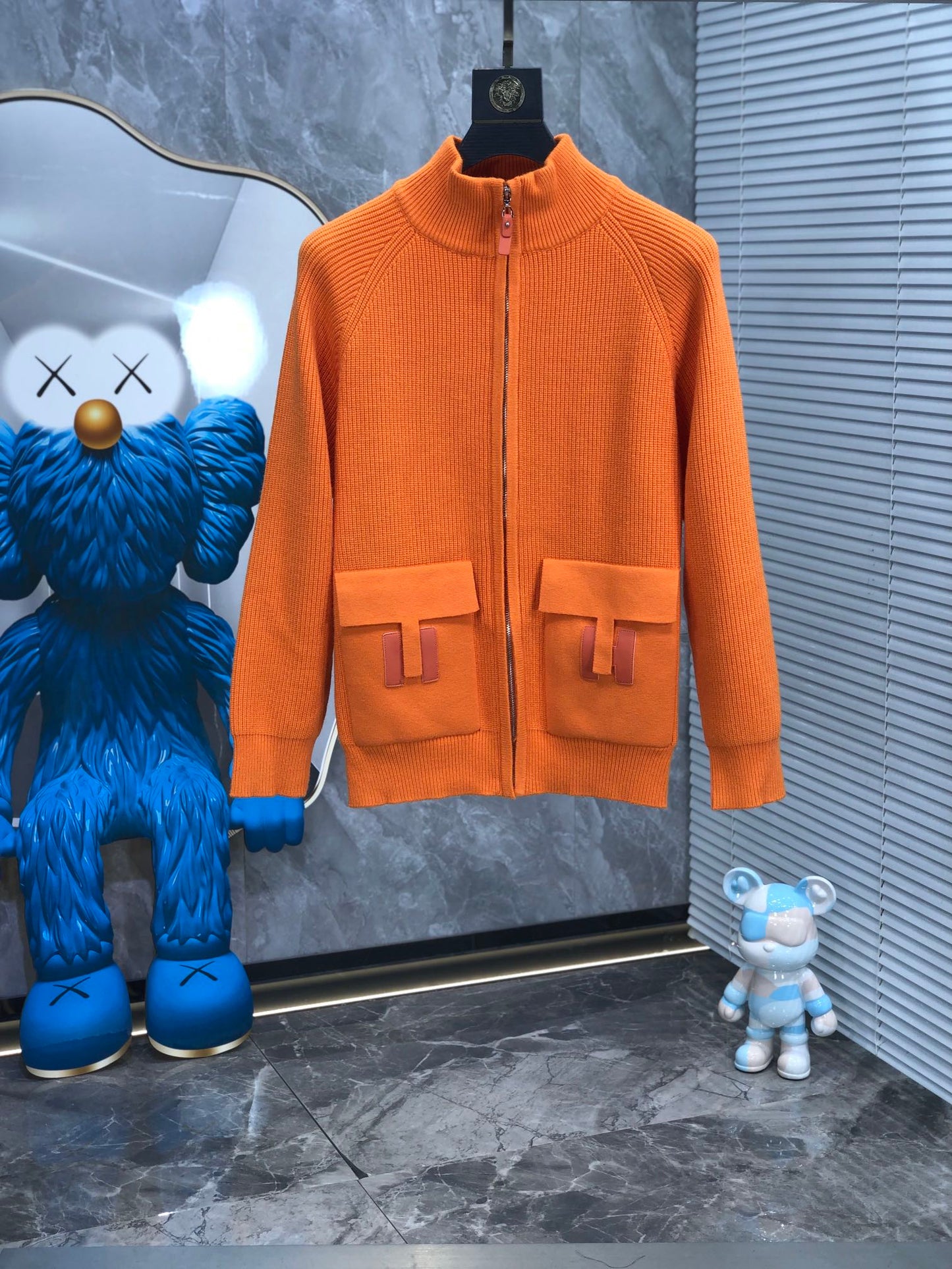 24 Nouvelle veste en laine tricotée automne/hiver