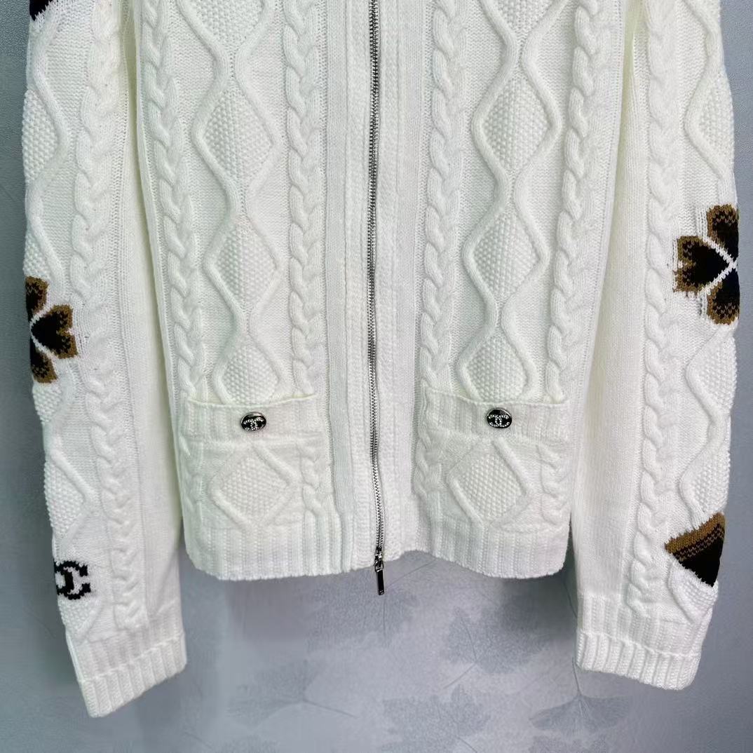 Kaschmirmantel mit Doppelreißverschluss-Design