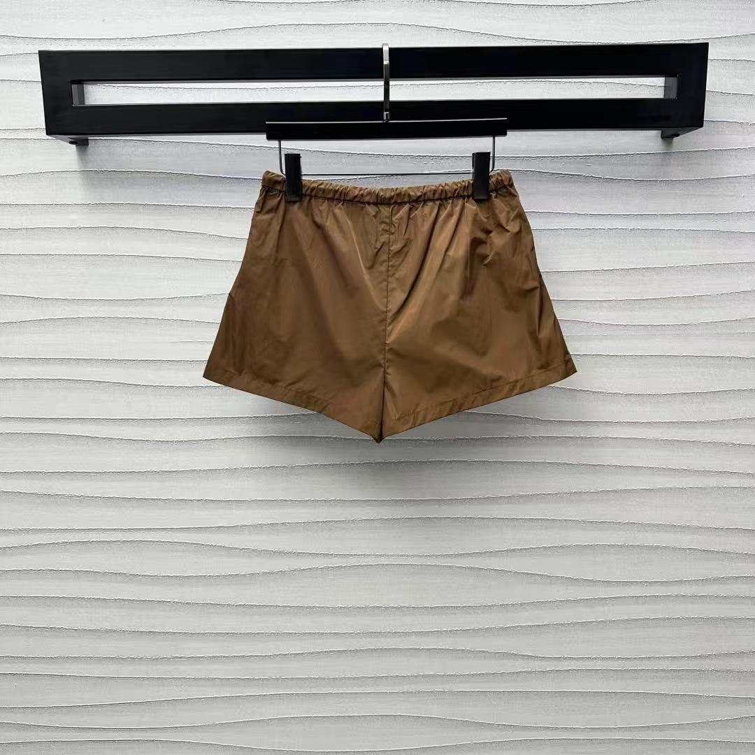 Nylon-Shorts mit Kordelzug