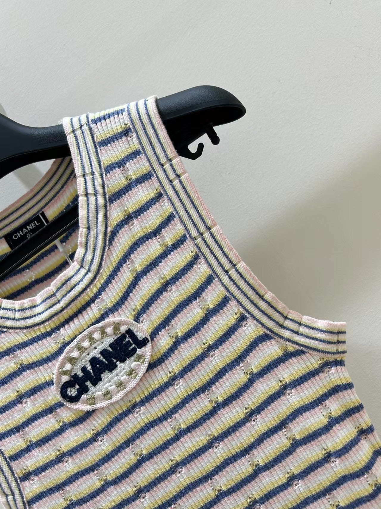 robe en tricot rayée classique