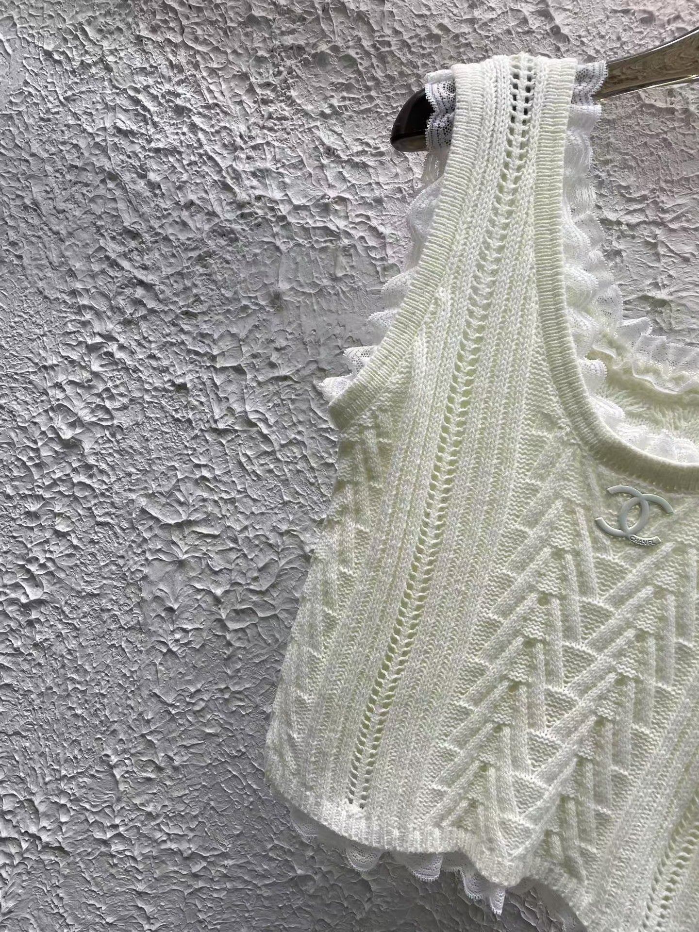 25 nouveaux gilets tricotés à coutures en dentelle de printemps