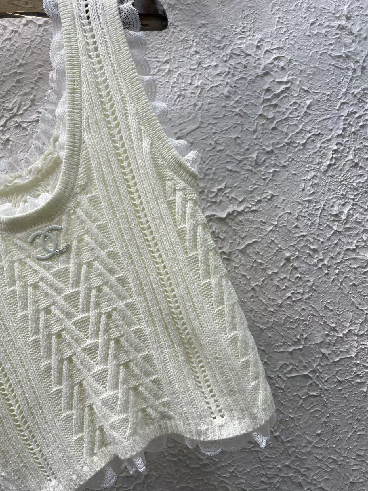 25 nouveaux gilets tricotés à coutures en dentelle de printemps