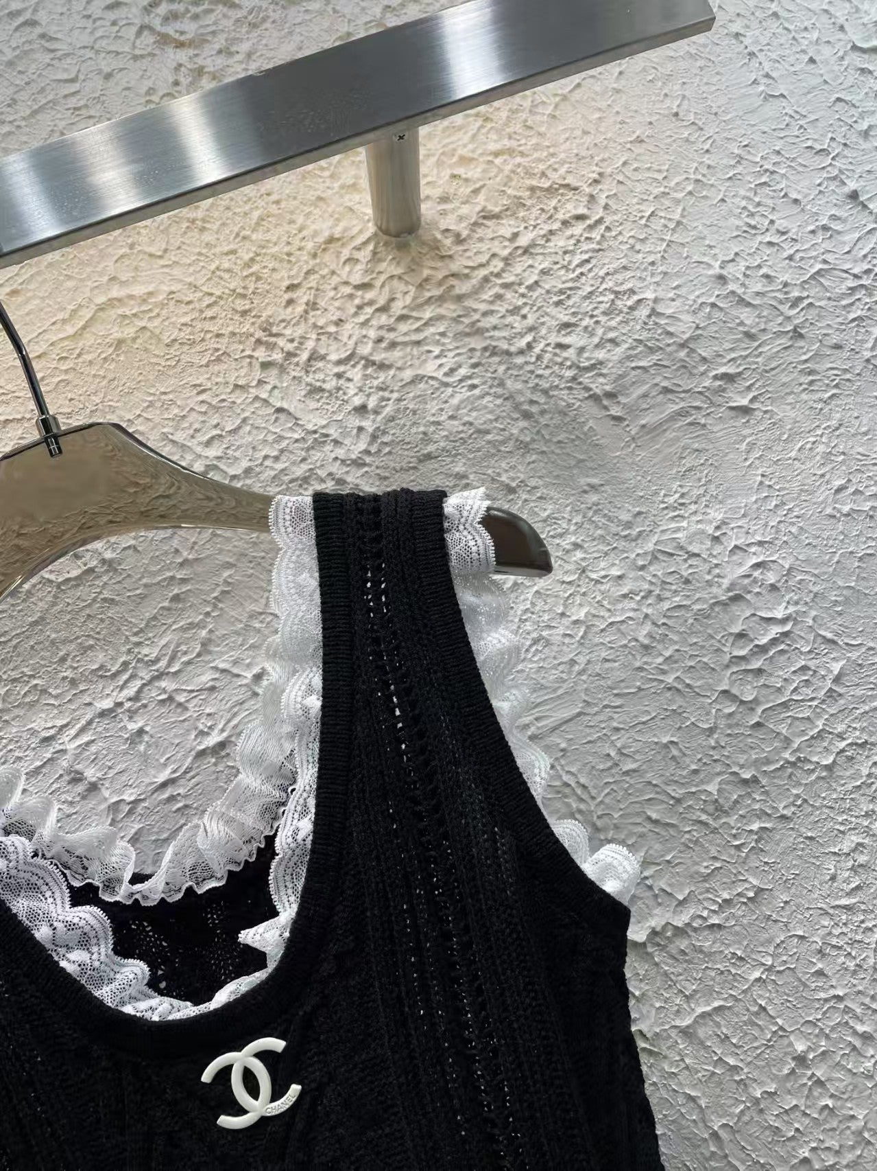 25 nouveaux gilets tricotés à coutures en dentelle de printemps