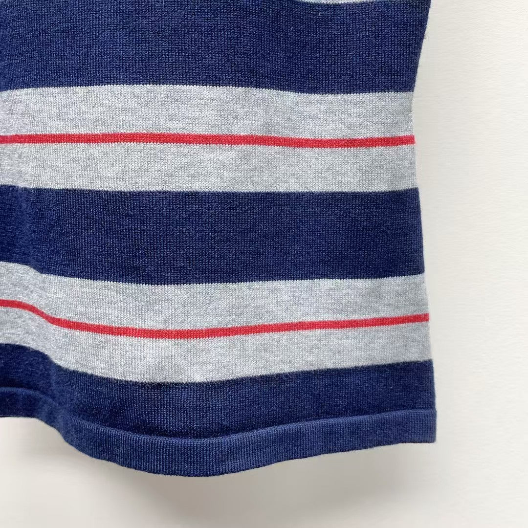 Gilet rayé à lettres 25ss