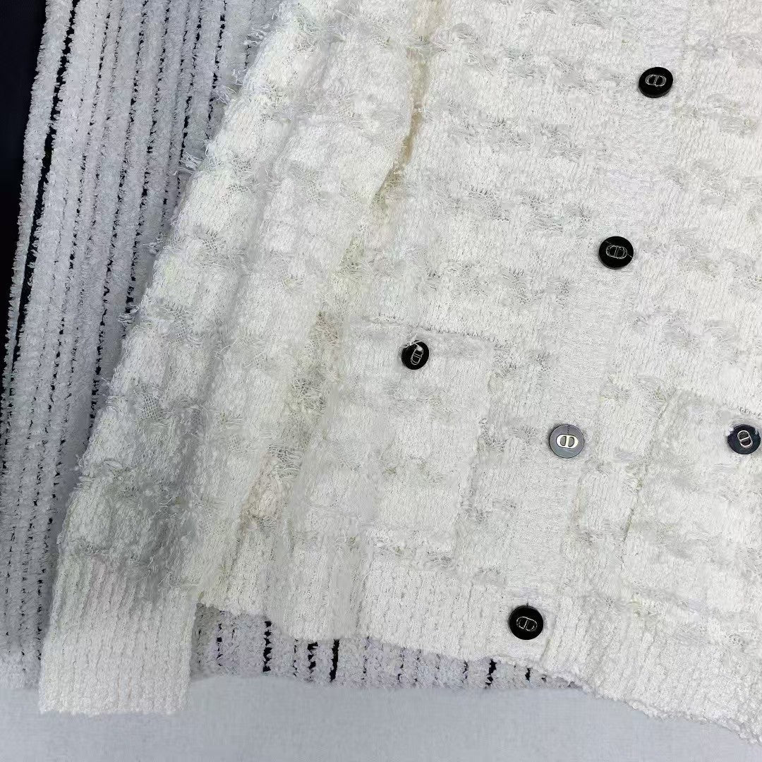 Cardigan tricoté boutonné personnalisé 25ss