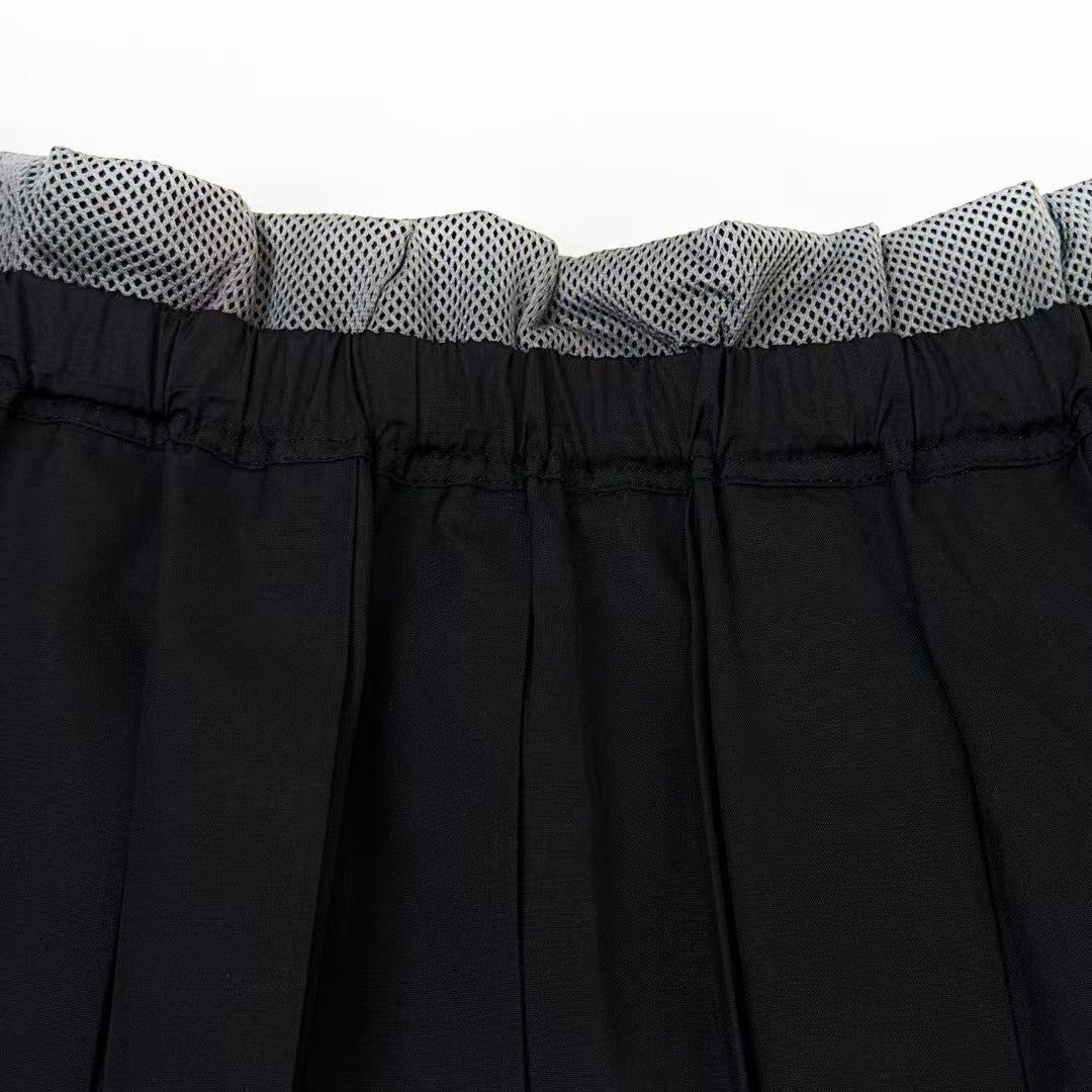 Jupe longue plissée en maille 25ss