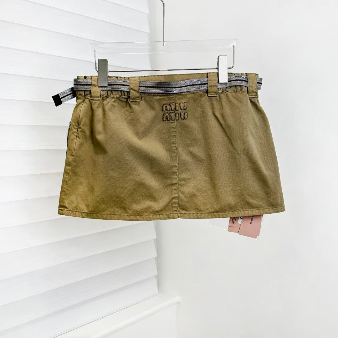 Jupe ceinture à poches cargo 25ss