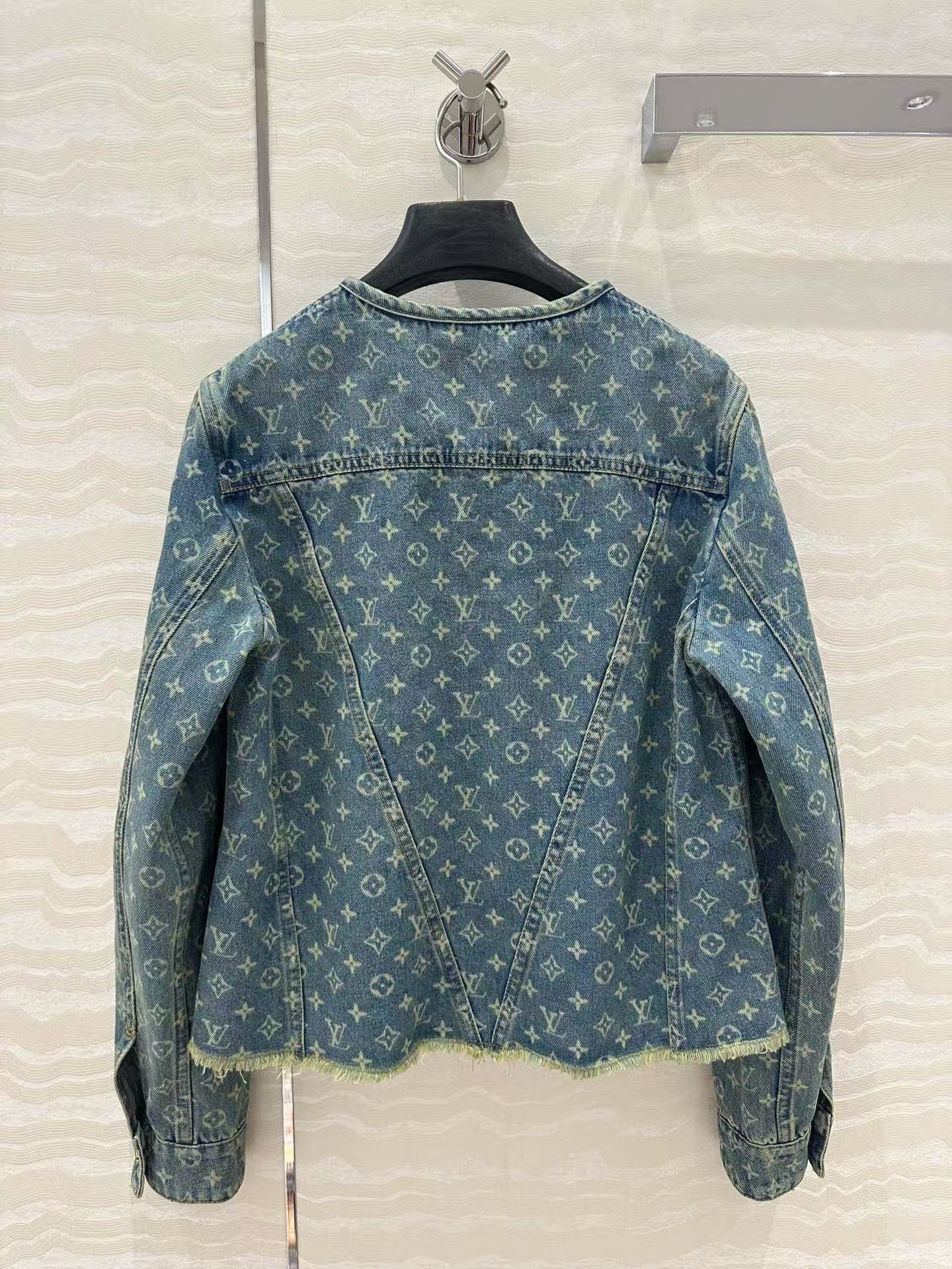 Veste en jean jacquard de début de printemps 25
