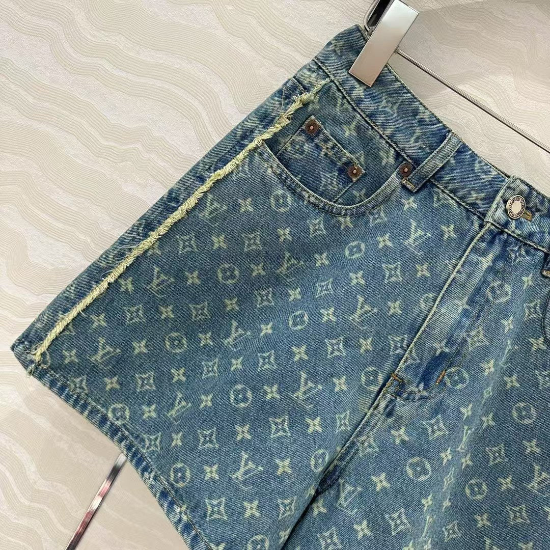 25 shorts en jean jacquard de début de printemps