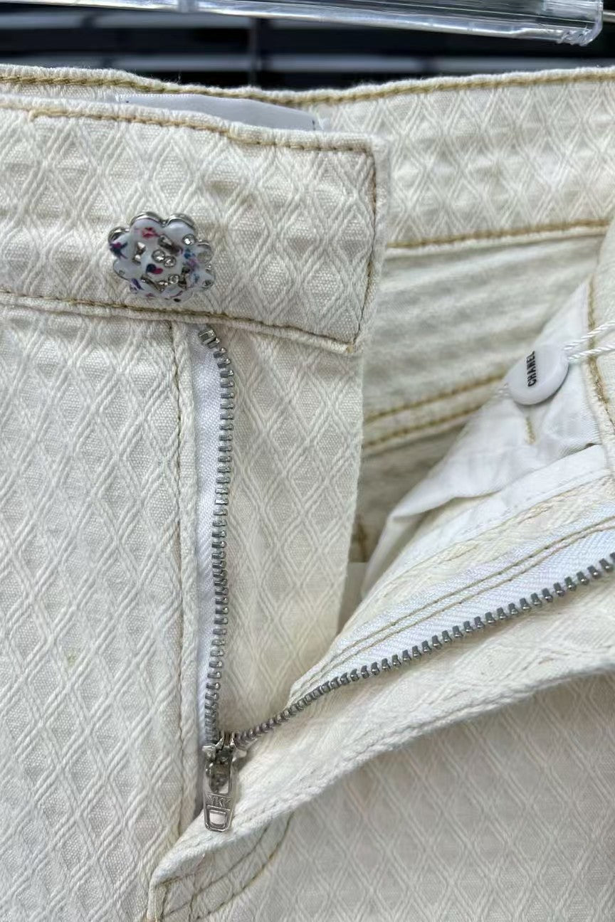 Jacquard-Shorts aus geflochtenem Seil