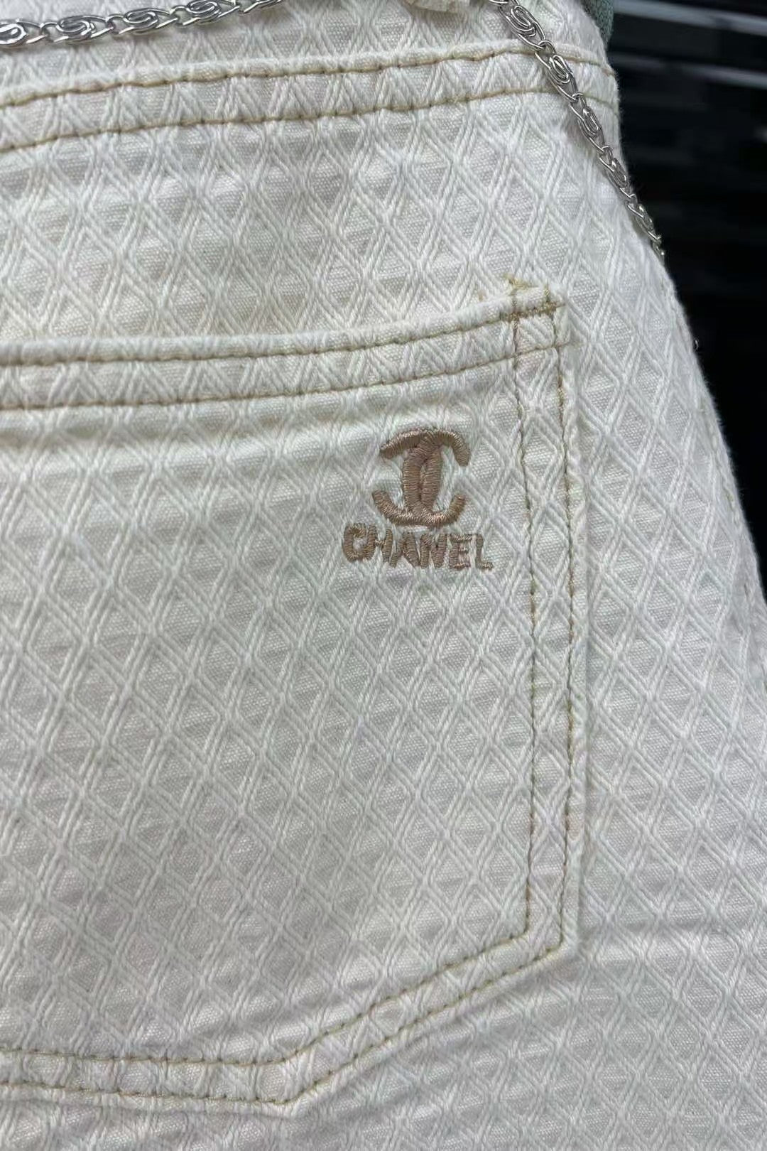 Jacquard-Shorts aus geflochtenem Seil