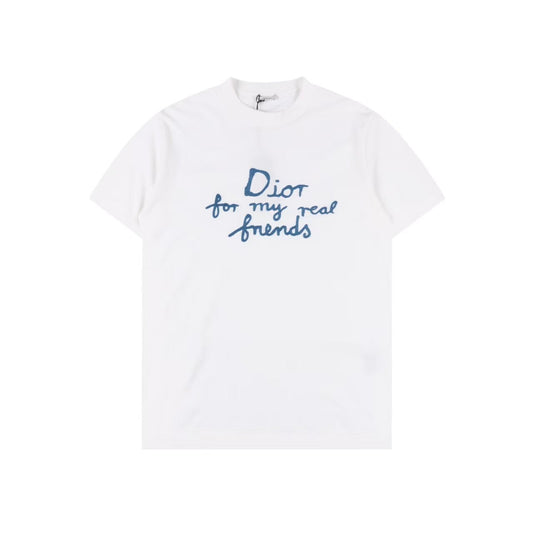 Serviette brodée lettre manches courtes