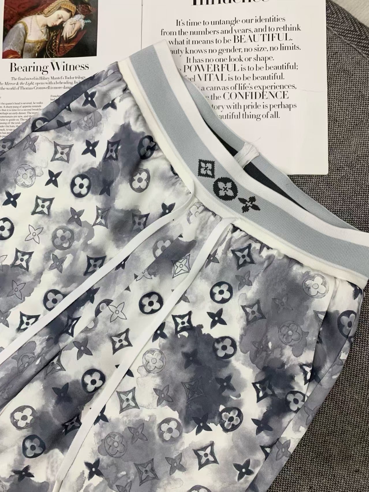 25 nouveaux pantalons décontractés imprimés avec ruban