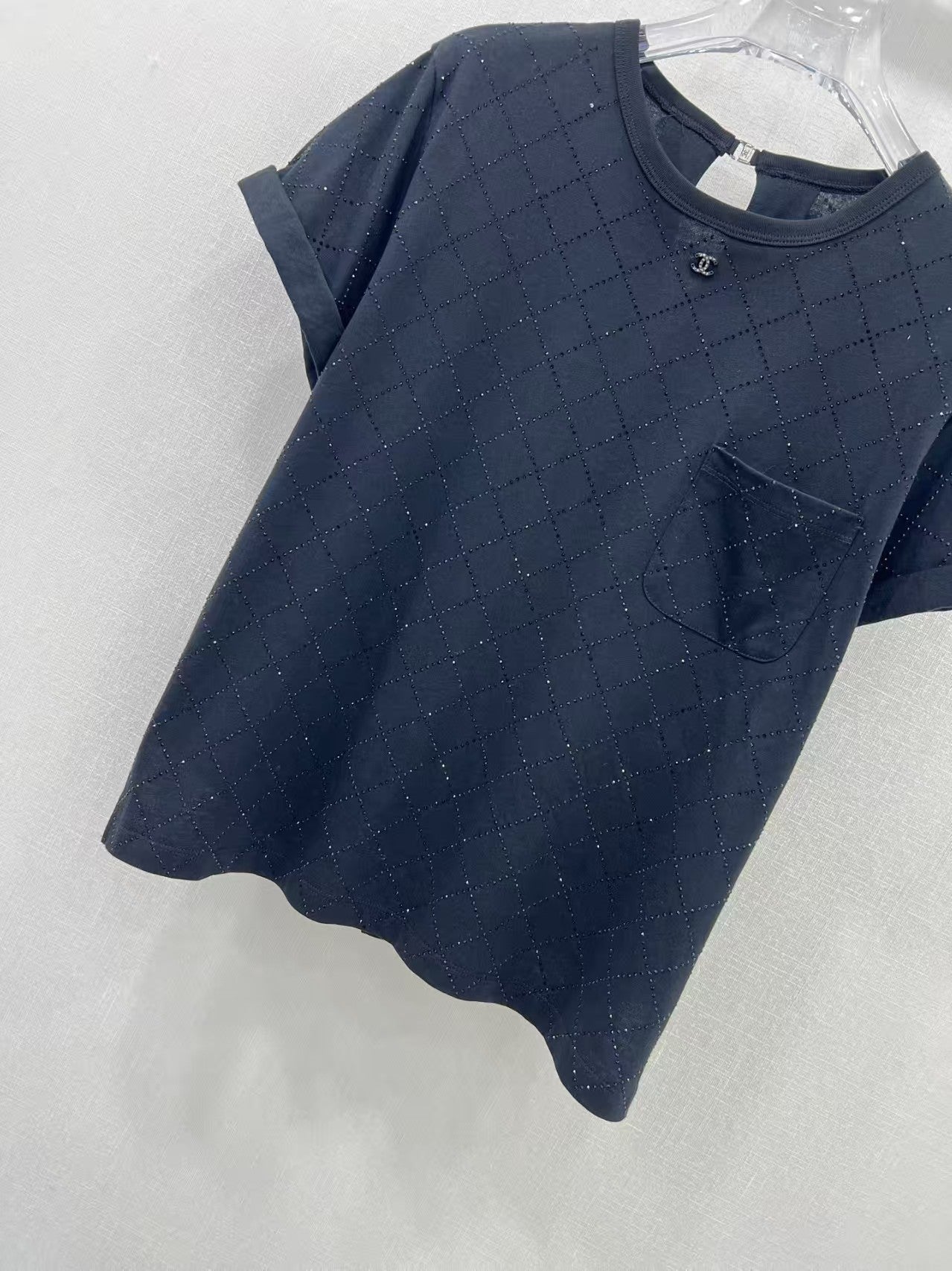 T-shirt dos nu robuste 25ss percé à chaud