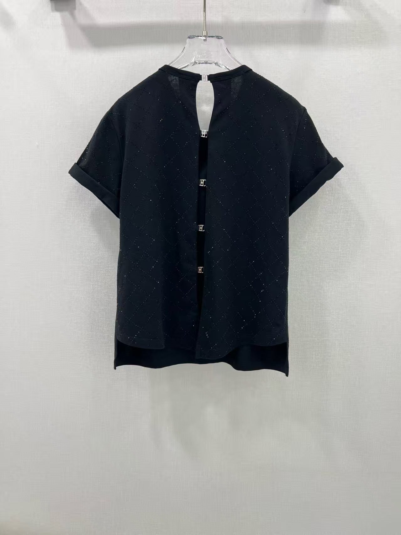 T-shirt dos nu robuste 25ss percé à chaud