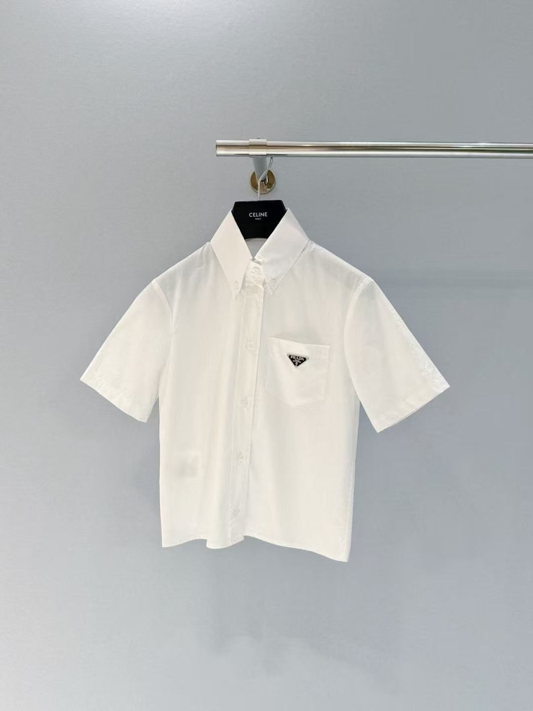 Weißes Hemd✨Klassisches Hemd im College-Stil