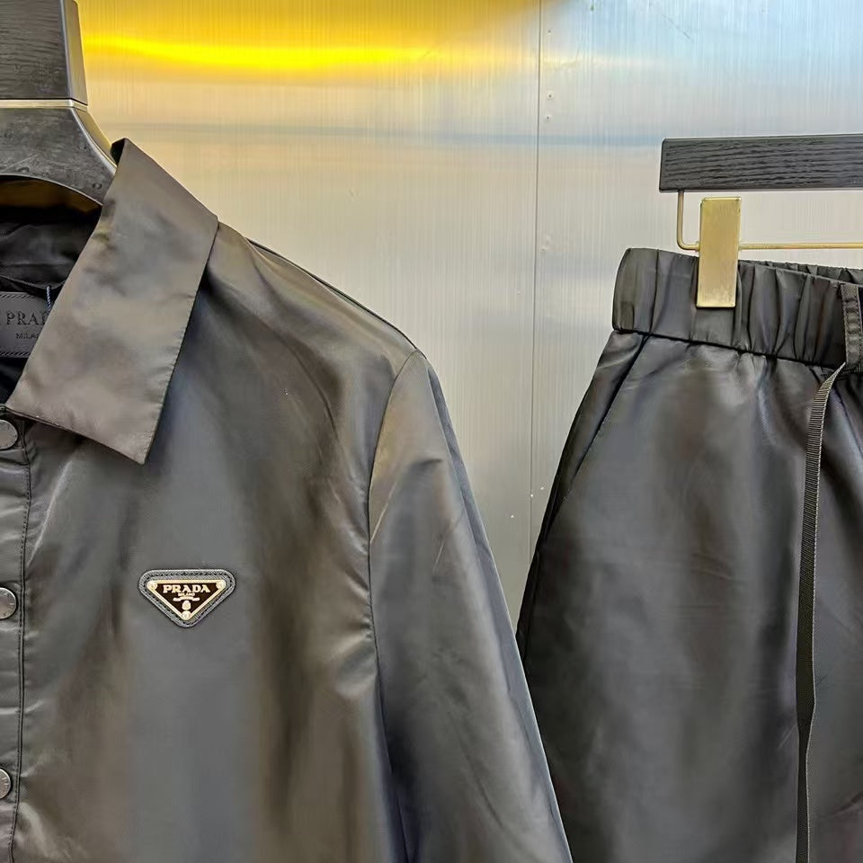 Short de sport pour homme avec logo triangle d'été